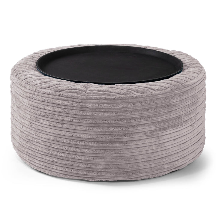 Pouf Ottoman - Gris Argent 02