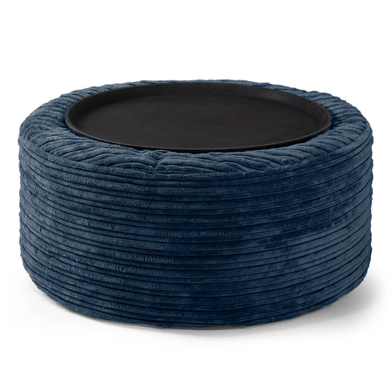 Pouf Ottoman - Bleu Marine 02