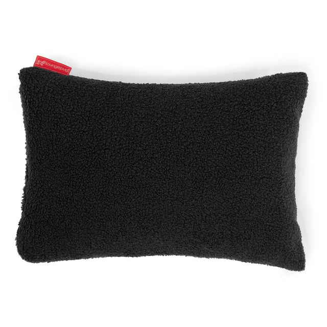 Housse de Coussin Rectangulaire 35 x 50cm - Bouclé Anthracite 01