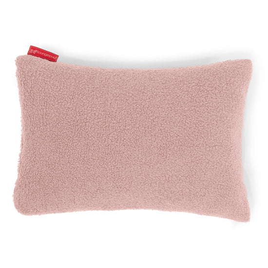 Housse de Coussin Rectangulaire 35 x 50cm - Bouclé Rose 01