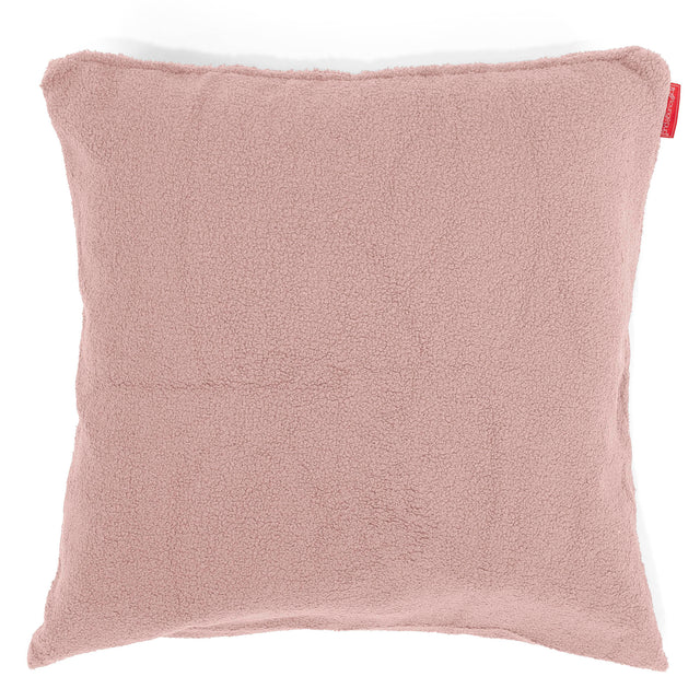 Grand Housse de Coussin 70 x 70cm - Bouclé Rose 01