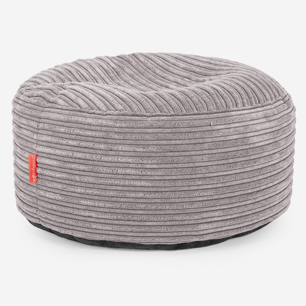 Pouf Ottoman - Gris Argent 01