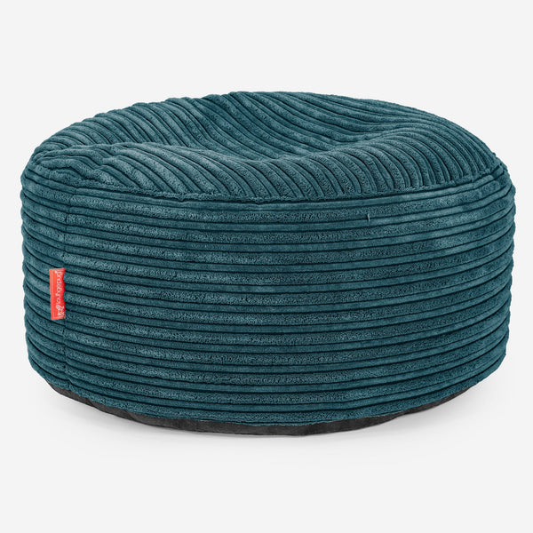 Pouf Ottoman - Bleu Canard 01