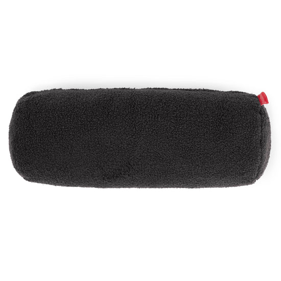 Housse de Traversin 20 x 55cm - Bouclé Anthracite 02