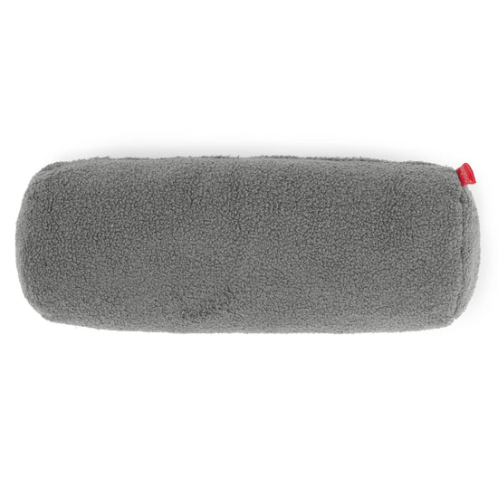 Housse de Traversin 20 x 55cm - Bouclé Gris 02