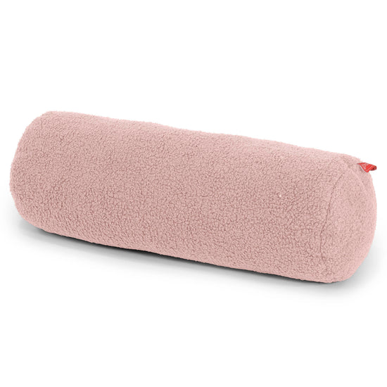 Housse de Traversin 20 x 55cm - Bouclé Rose 01