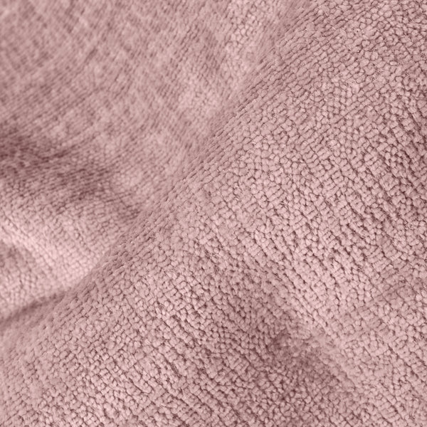 Gros Repose Pied - Chenille Rose Fabric Close-up Image