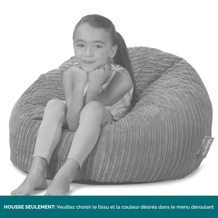 CloudSac 200 Pouf Géant Enfant à Mémoire de Forme 2-12 ans HOUSSE SEULE - Remplacement / Pièces détachées 01