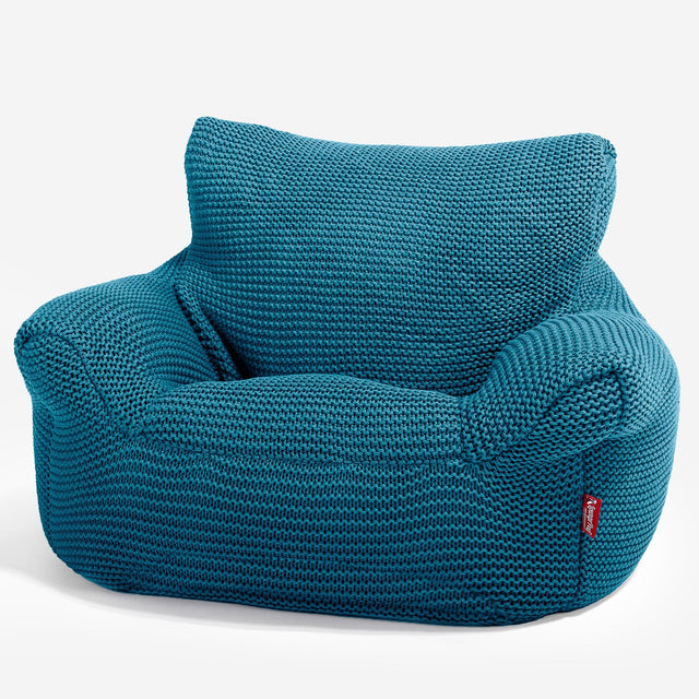 LOUNGE PUG -  Ellos Tricoté - Fauteuil Enfant, Pouf Enfant - Mer égée