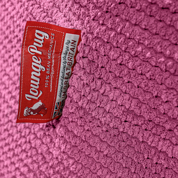 Chaise Enfant 1-6 ans - Pompon Rose Fabric Close-up Image