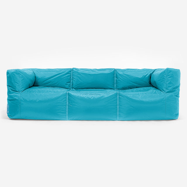 SmartCanvas™ Canapé Pouf Modulable 3 pièces - Aqua 01