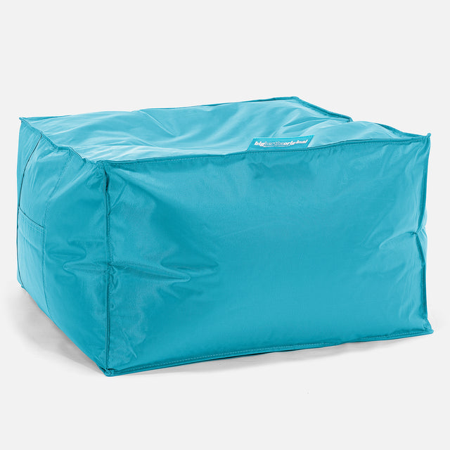 SmartCanvas™ Gros Pouf Carré - Aqua 01