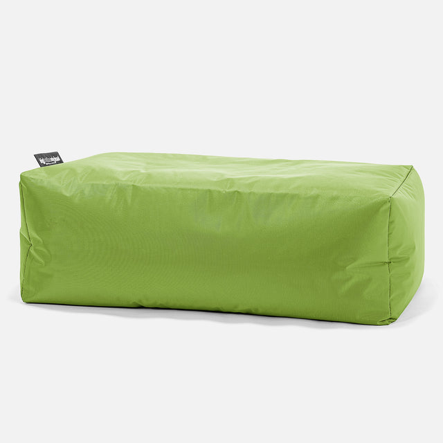 SmartCanvas™ Gros Pouf Repose Pied - Vert Acide 01