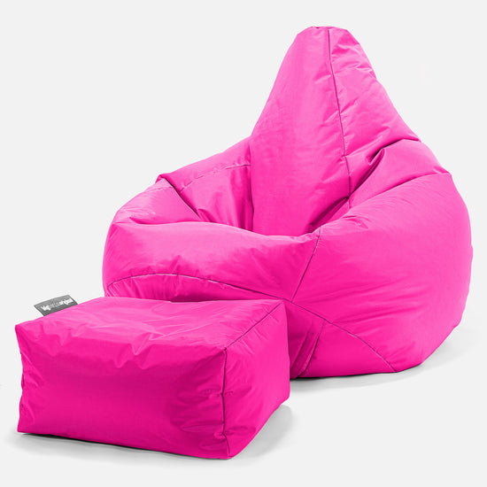 SmartCanvas™ Pouf Poire Gamer - Rose Cerise 01