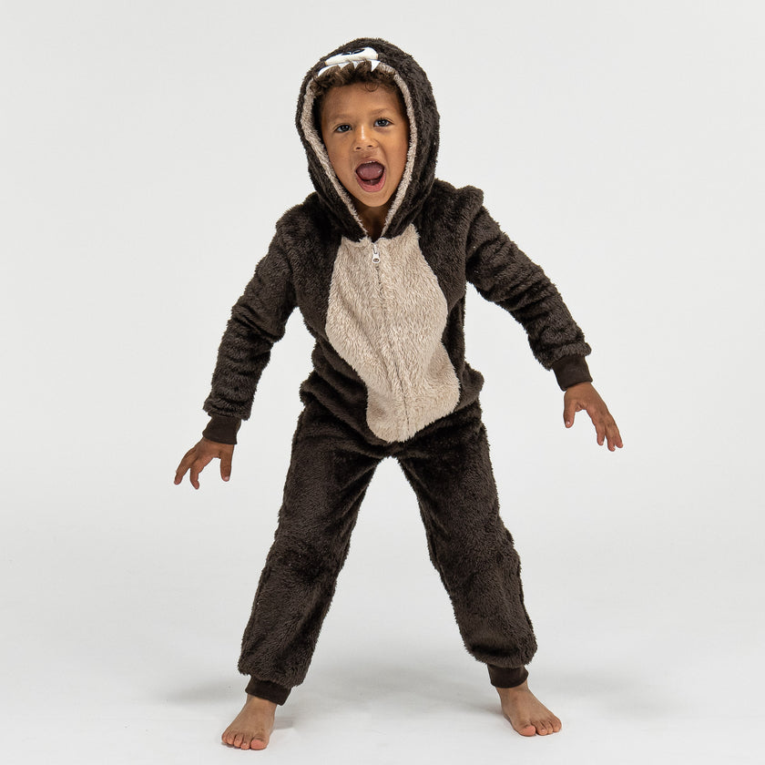 Combinaison Pyjama polaire pour enfants - Oursons, 5-10 ans