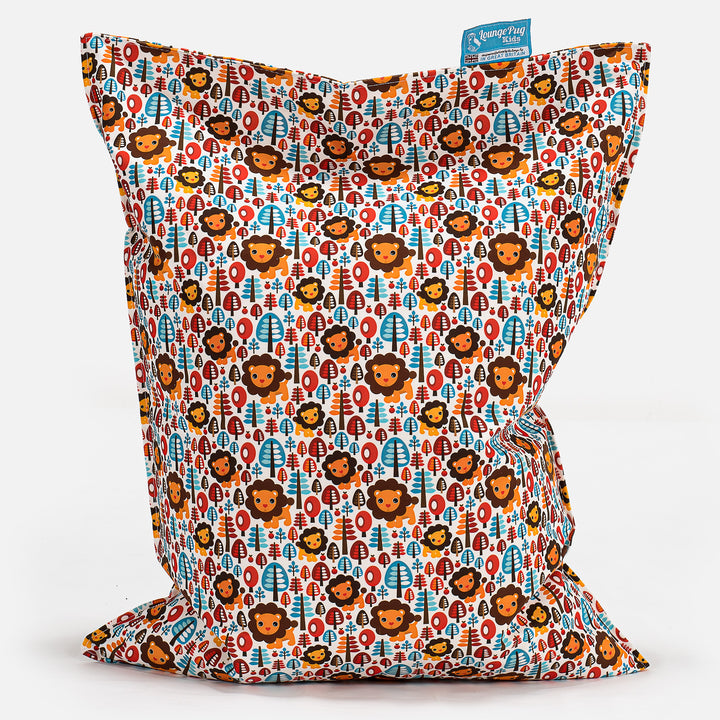 Coussin Pouf Enfant - Imprimé Lion 01