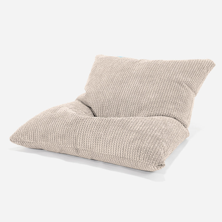 Coussin Pouf Enfant - Pompon Crème 01