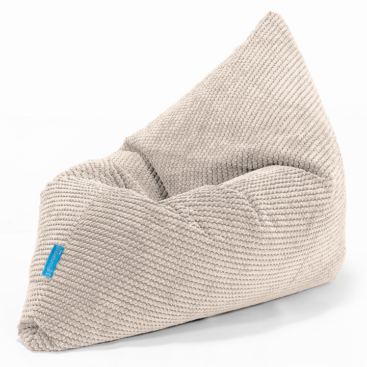 Coussin Pouf Enfant - Pompon Crème 03