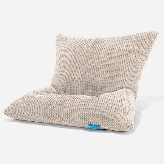 Coussin Pouf Enfant - Pompon Crème 04