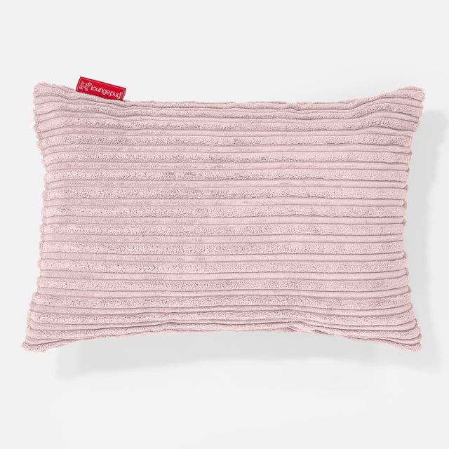 Coussin Rectangulaire 35 x 50cm - Côtelé Rose 01