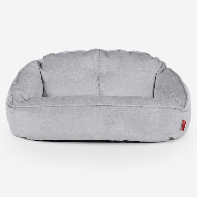 Pouf Canapé Bubble - Chenille Gris 01