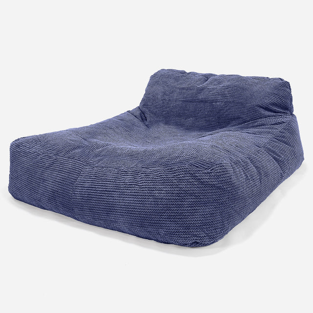 Chaise Longue (2 Personnes) - Pompon Violet 01