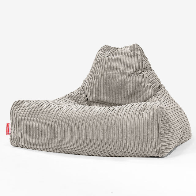 Pouf Fauteuil Relax - Côtelé Vison 01