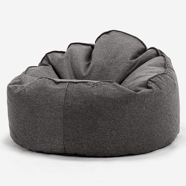 Pouf Poire, Archi - Interalli Laine Gris 01