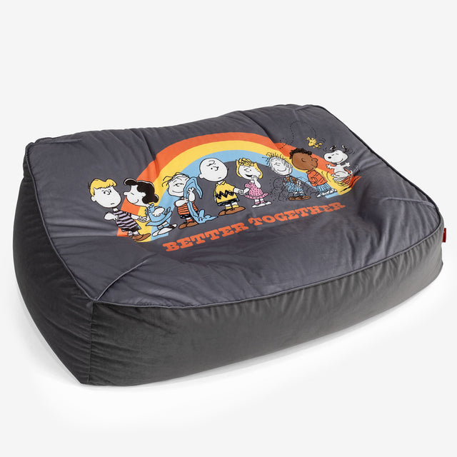 Snoopy Le Canapé Pouf Doudou - Arc-en-ciel 01