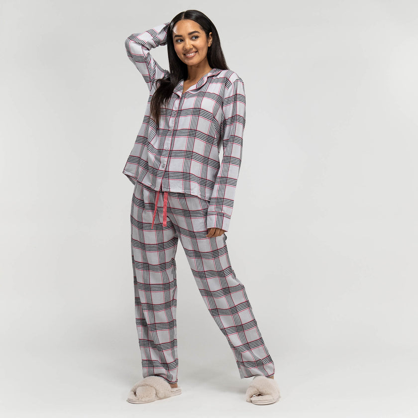 Ensemble et pyjama - Gris en coton
